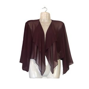 Womens alex evenings chiffon cover up